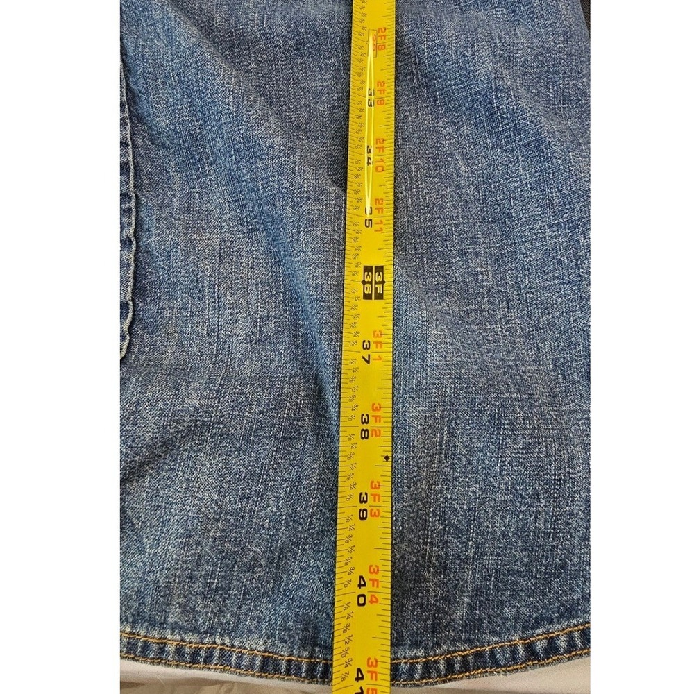 Polo Ralph Lauren Womens Western Denim Midi Dress LG Snap Front Blue Medium Wash - Picture 7 of 7